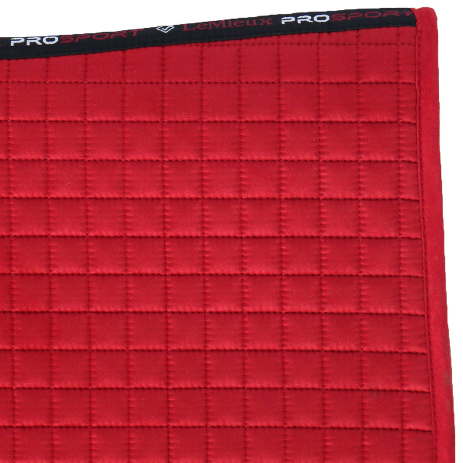 LeMieux Saddlepad Luxury Square General Practice Chilli Red