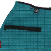 LeMieux Saddlepad Luxury Square General Practice Peacock Green