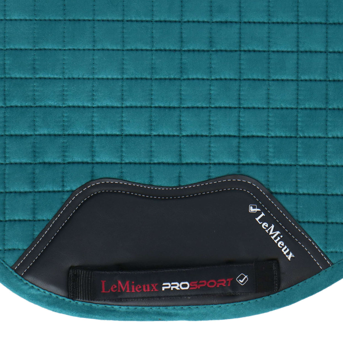 LeMieux Saddlepad Luxury Square General Practice Peacock Green