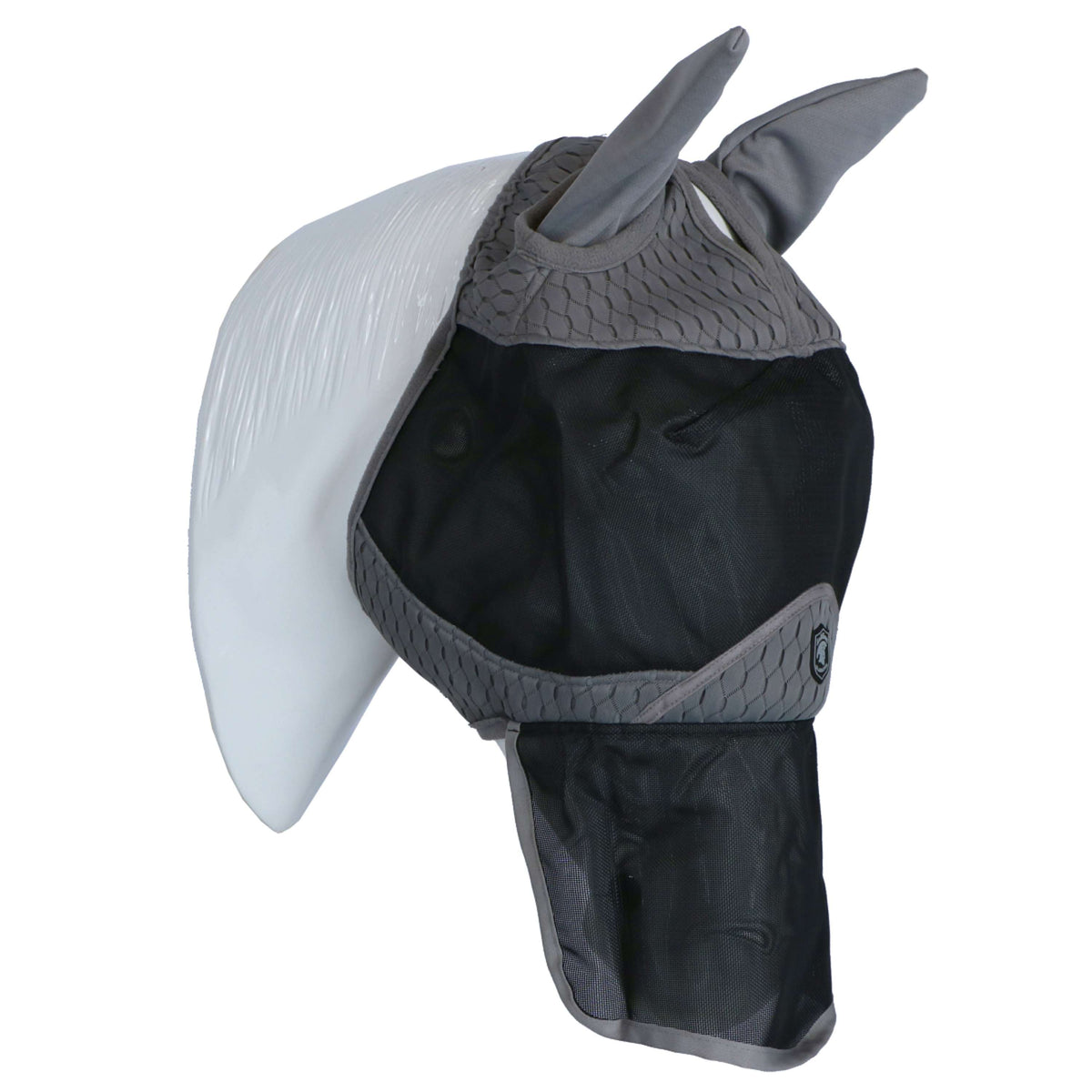 LeMieux Fly Mask Gladiator Full Grey