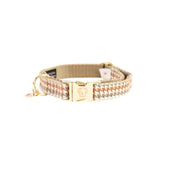 Kentucky Collar Pied-de-Poule Beige