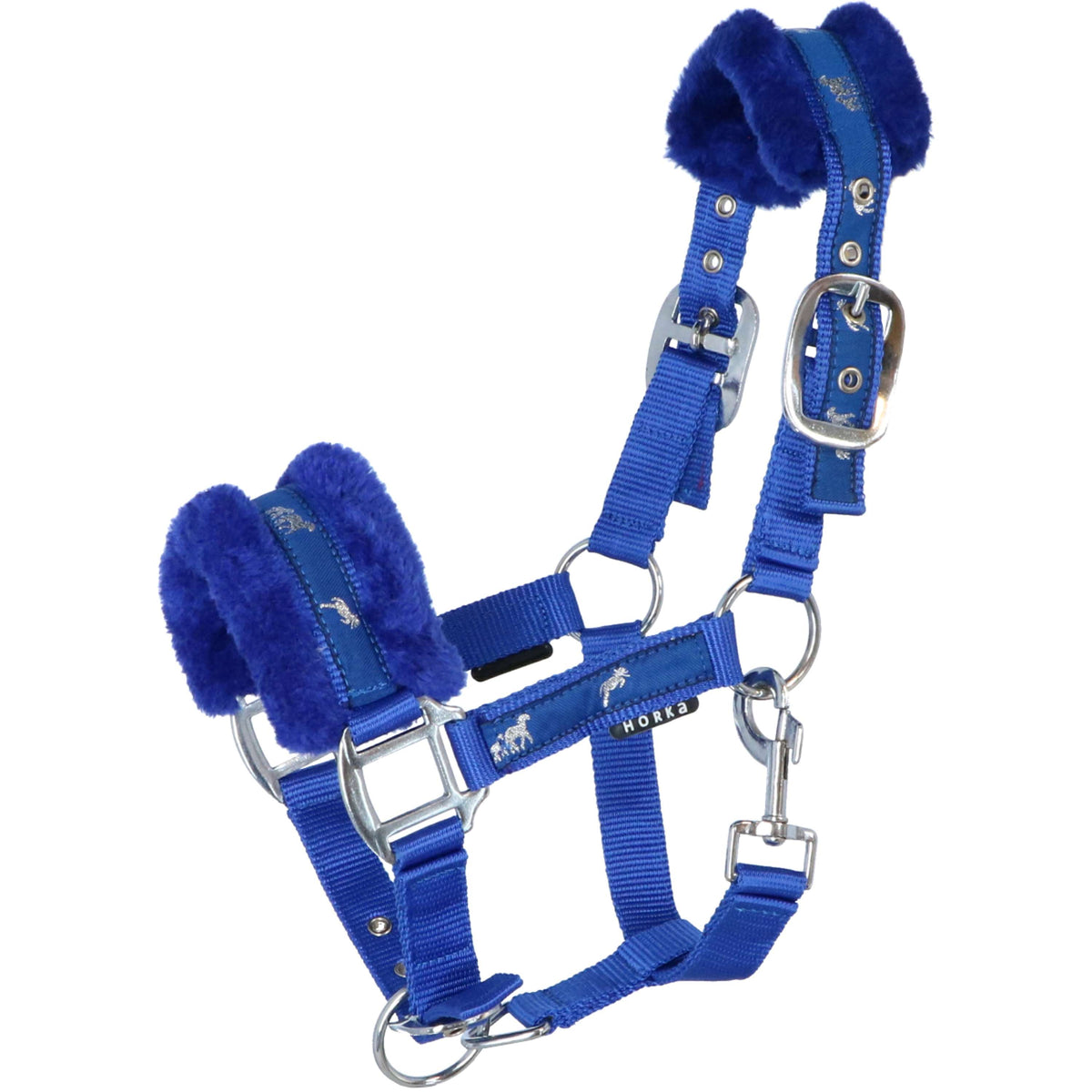 HORKA Halter Plush Royal Blue