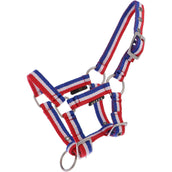 HORKA Halter Basic Foal Red/White/Blue