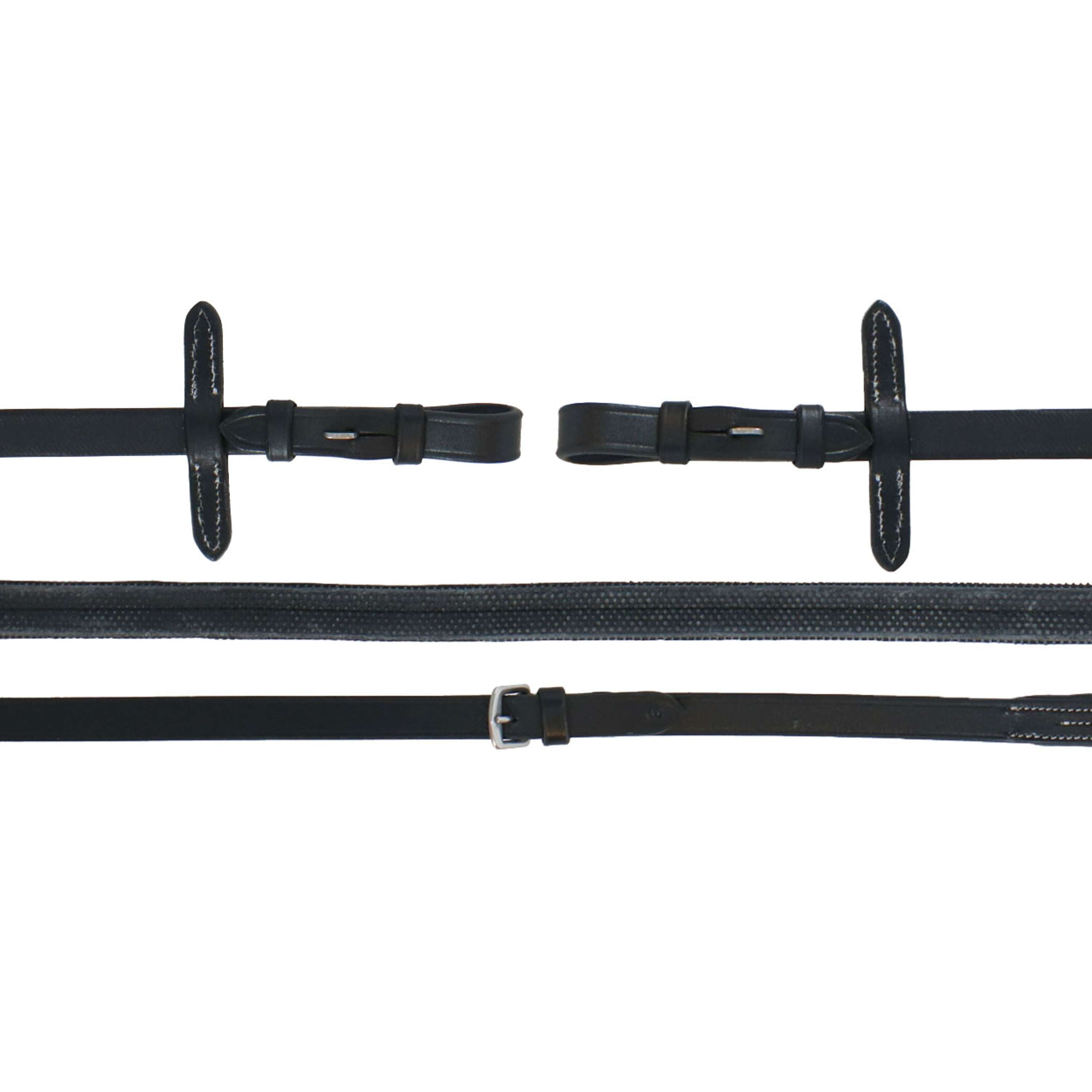 Norton Reins Pro Rubber 16mm Black/White