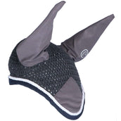 EQUITHÈME Ear Net Polyfun Dark Gray/Navy Blue