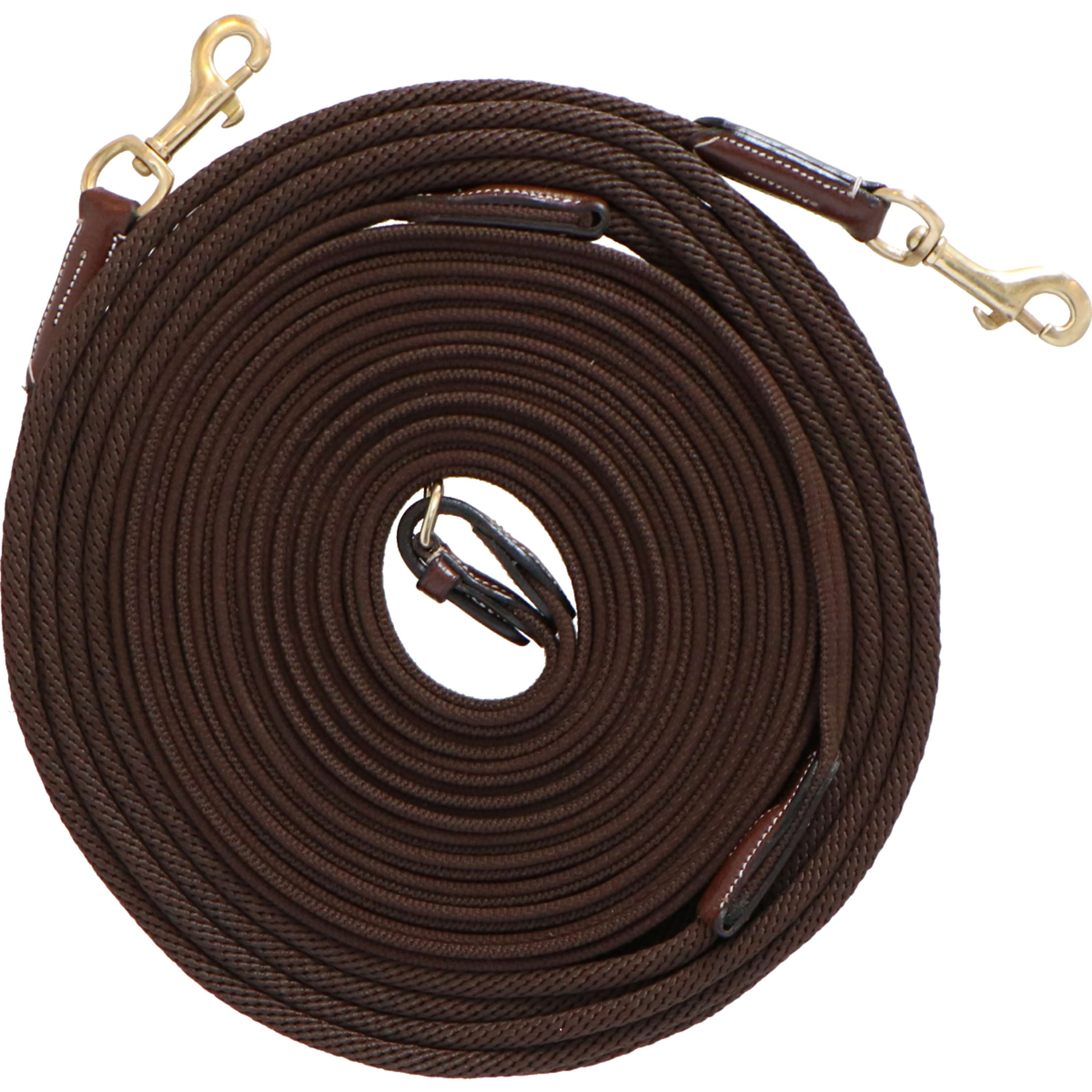 Winner Side Rope Eric Thomas Lunging Side Rope Pro Double Havana | Agradi.com