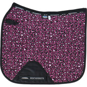 Weatherbeeta Saddlepad Prime Leopard Dressage Pink Leopard