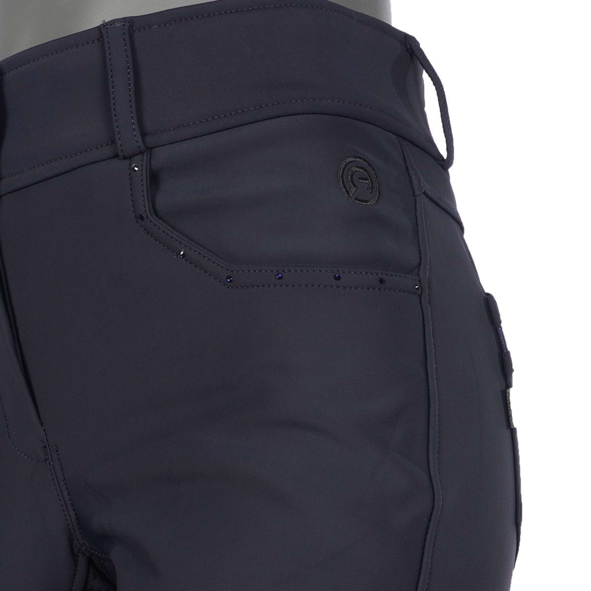 Anky Breeches Stone Taped Full Grip Ladies Dark Navy