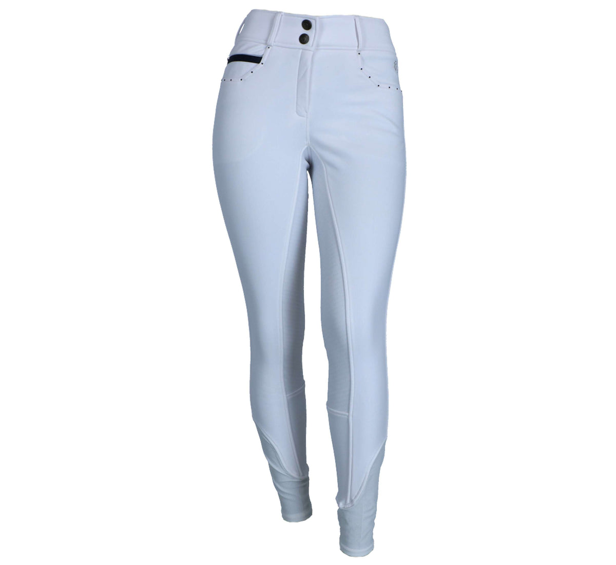 Anky Breeches Stone Taped Full Grip Ladies White