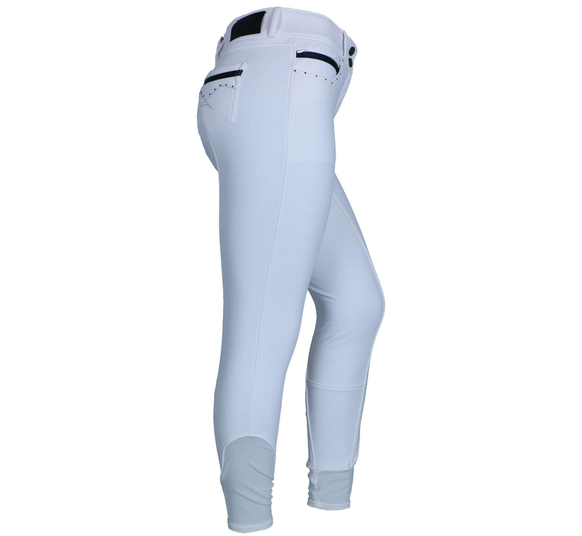 Anky Breeches Stone Taped Full Grip Ladies White