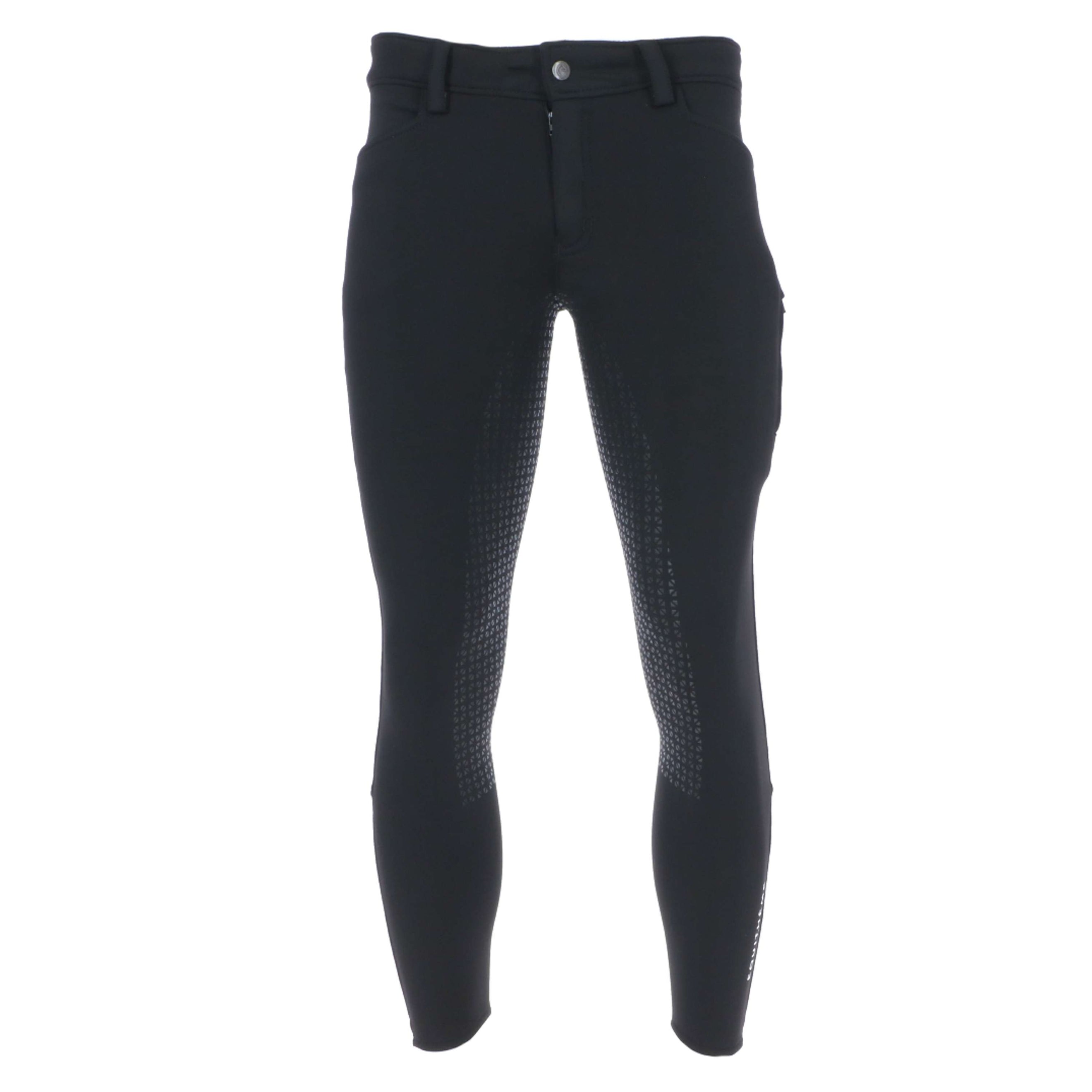 EQUITHÈME Breeches Zermatt Softshell Men Silicon Seat Black