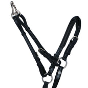 Equiline Chest Buckle with Elastic Black