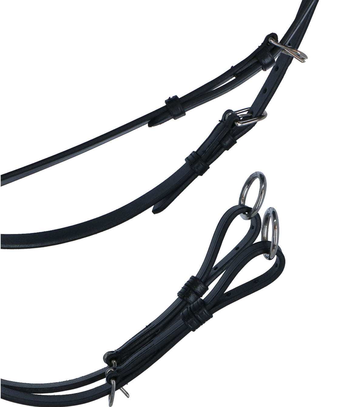 Equiline Chest Buckle with Elastic Black