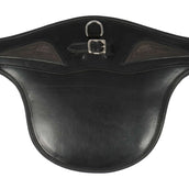 Equiline Jumping Girdle Leather with Stud Guard Black