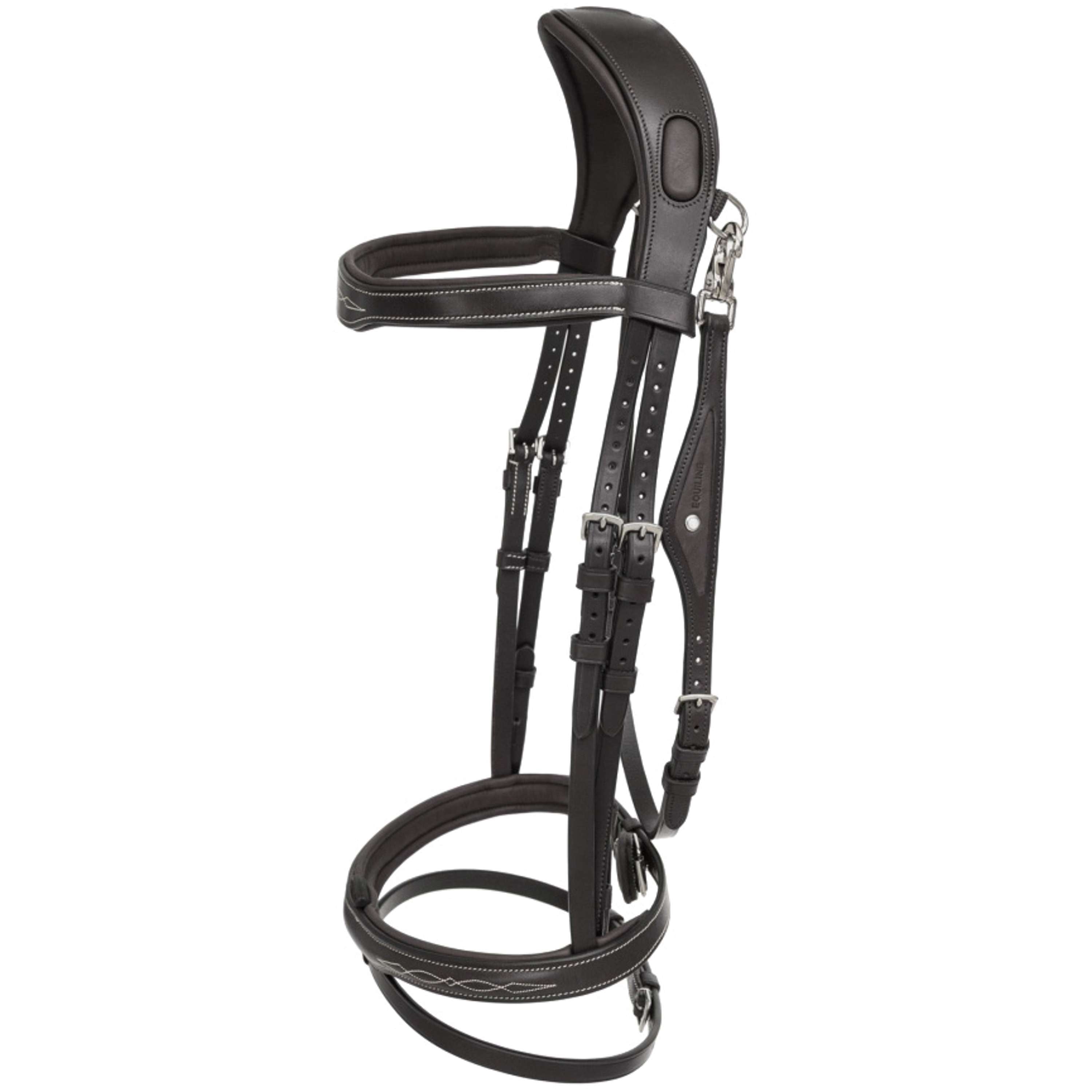 Equiline Bridle JP Anatomical Light Black