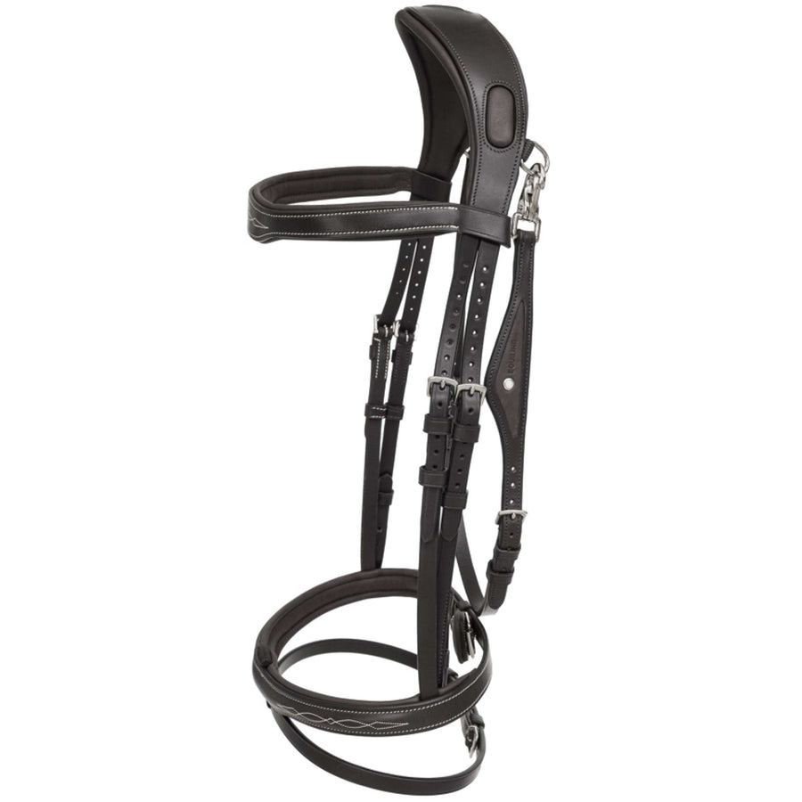 Equiline Bridle JP Anatomical Light Black