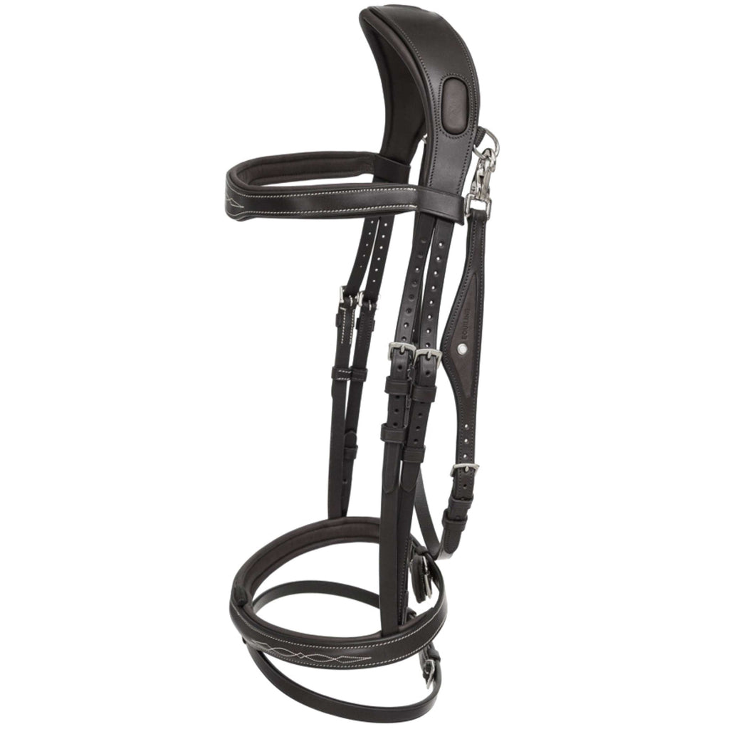 Equiline Bridle JP Anatomical Light Black
