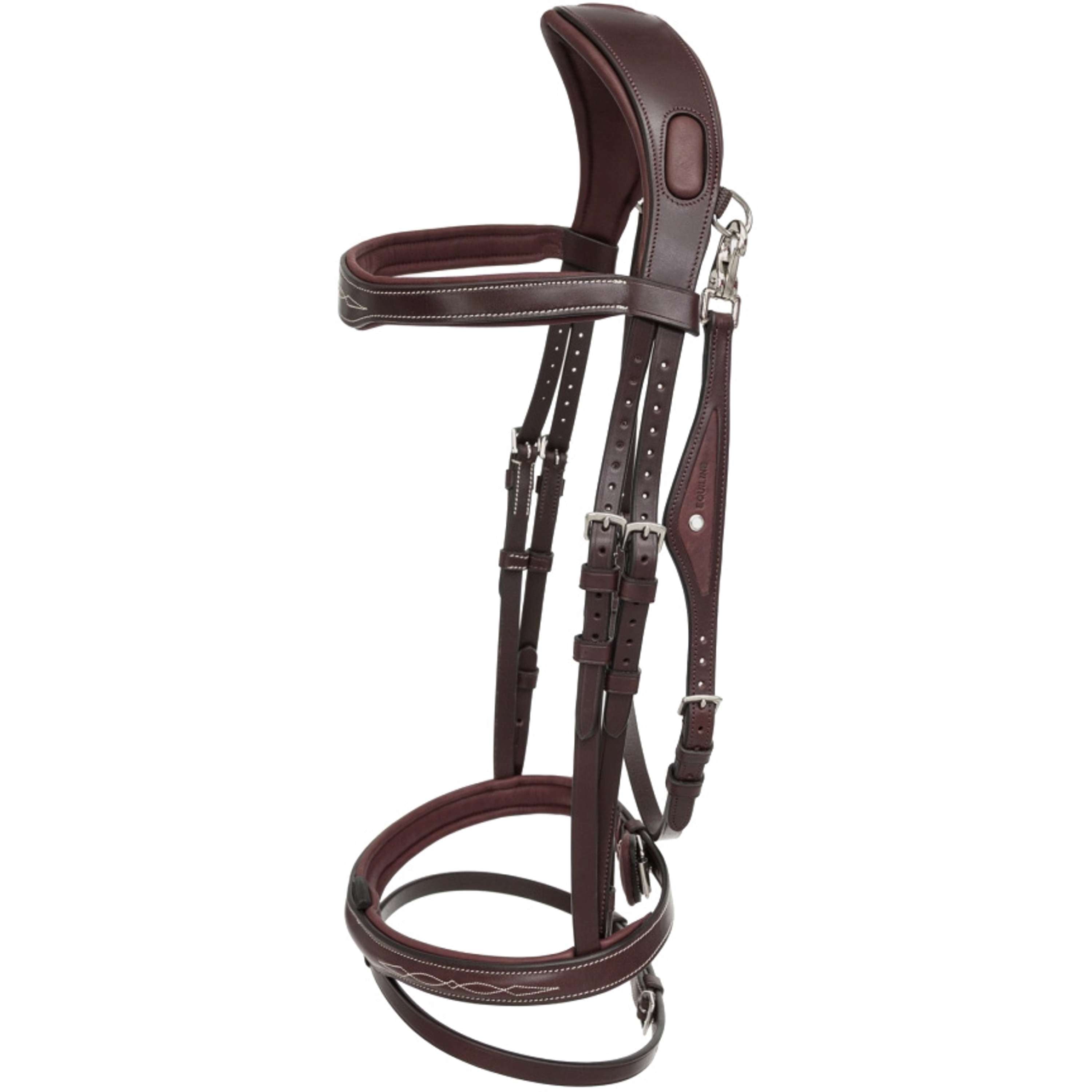 Equiline Bridle JP Anatomical Light Brown