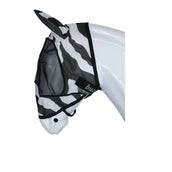 Bucas Buzz-Off Flymask Deluxe with Ears Zebra