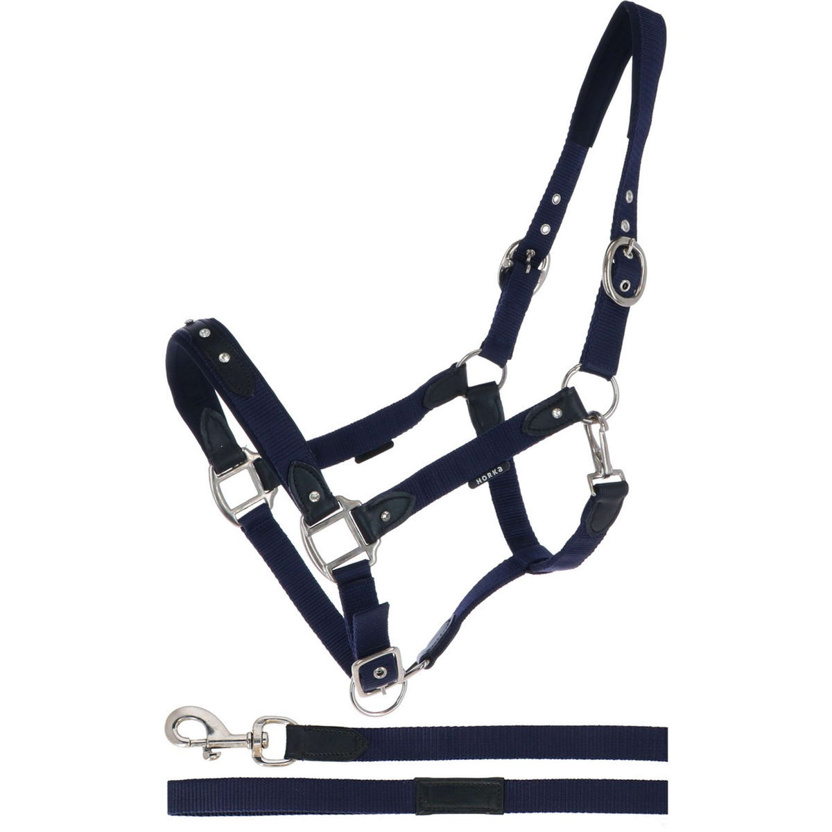 Horka Head Collar Set Ride More Equestrian Blue