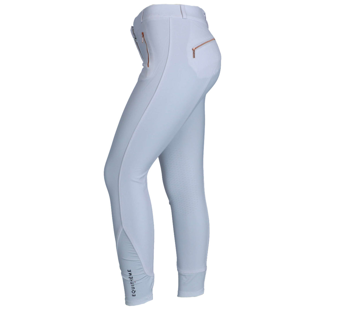 EQUITHÈME Breeches Kenya Silicon Knee Pads White