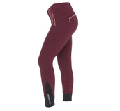 EQUITHÈME Breeches Kenya Silicon Knee Pads Plum