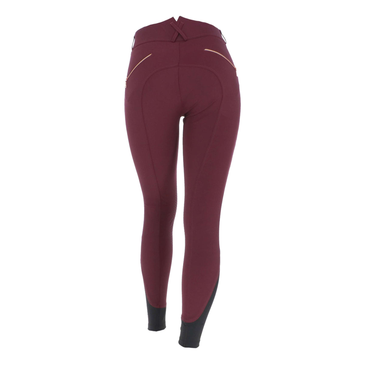 EQUITHÈME Breeches Kenya Silicon Knee Pads Plum