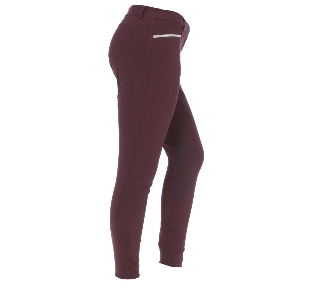 EQUITHÈME Breeches Gizel Silicon Knee Pads Dark red