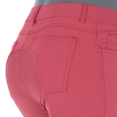 HKM Breeches Sunshine Silicon Seat Red