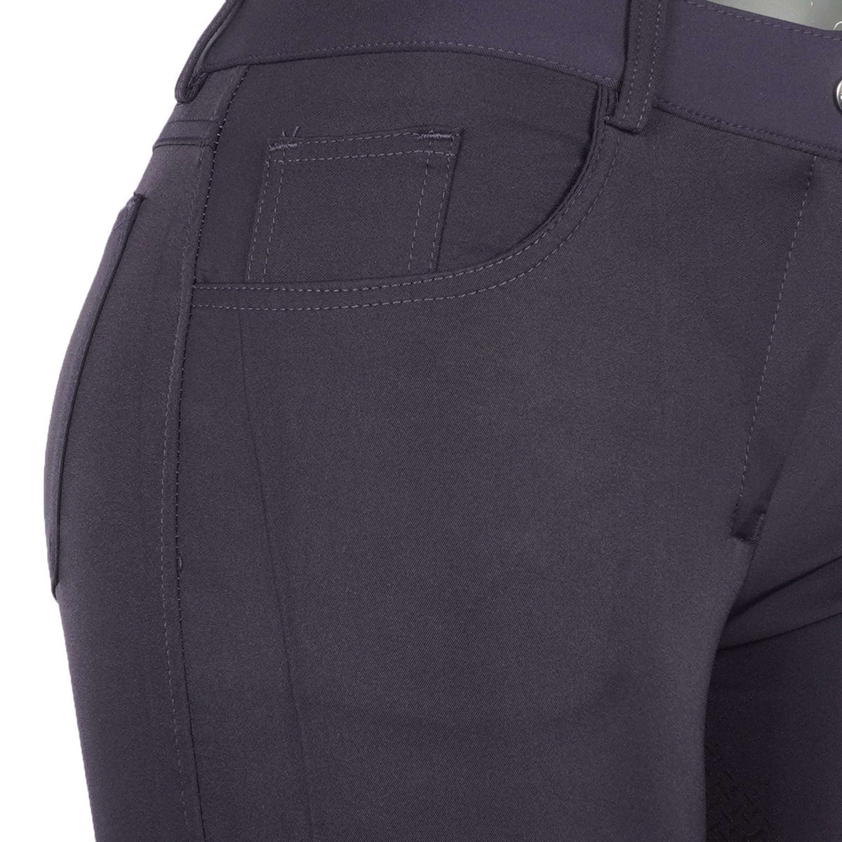 HKM Breeches Sunshine Silicon Seat Darkblue