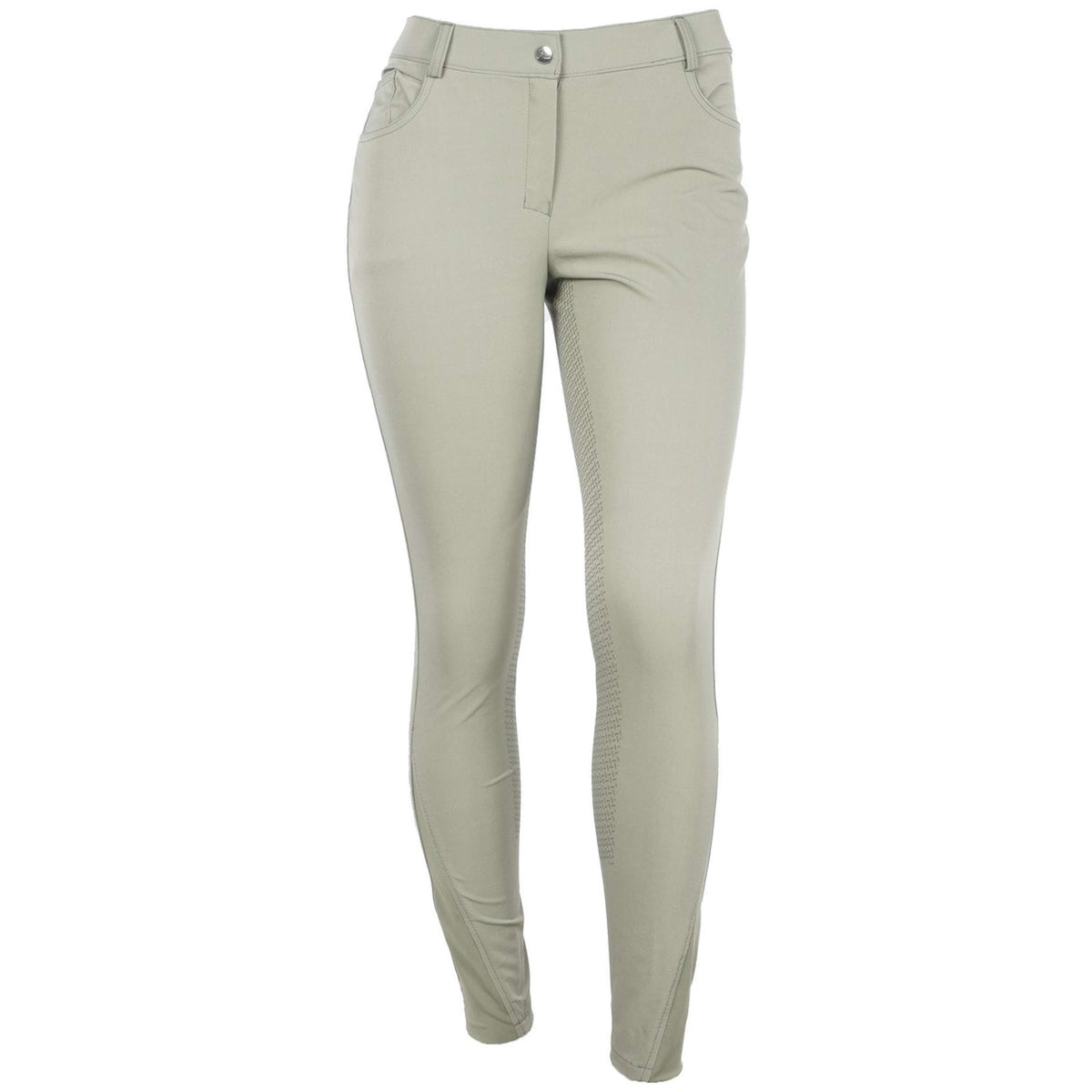 HKM Breeches Sunshine Silicon Seat Graygreen