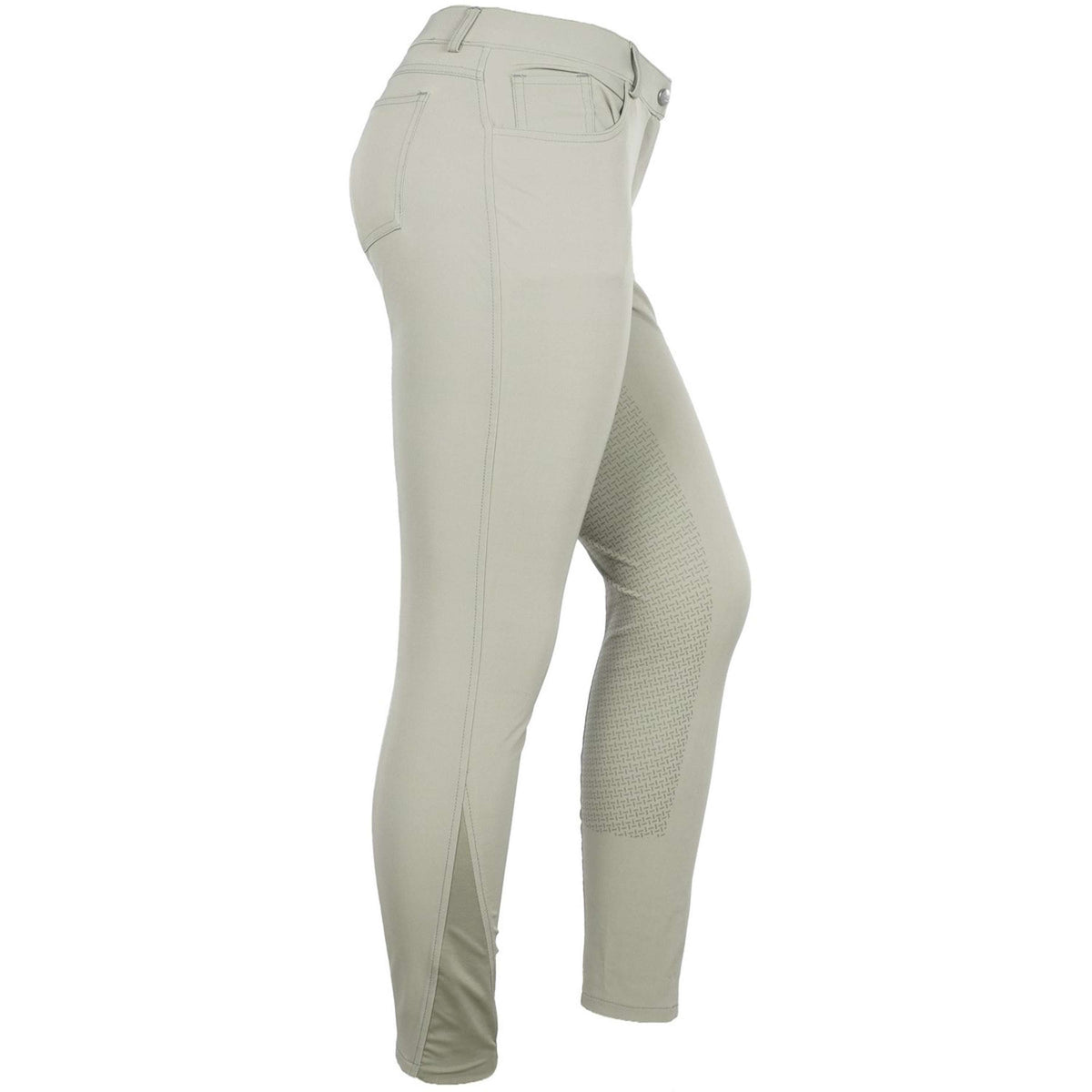 HKM Breeches Sunshine Silicon Seat Graygreen