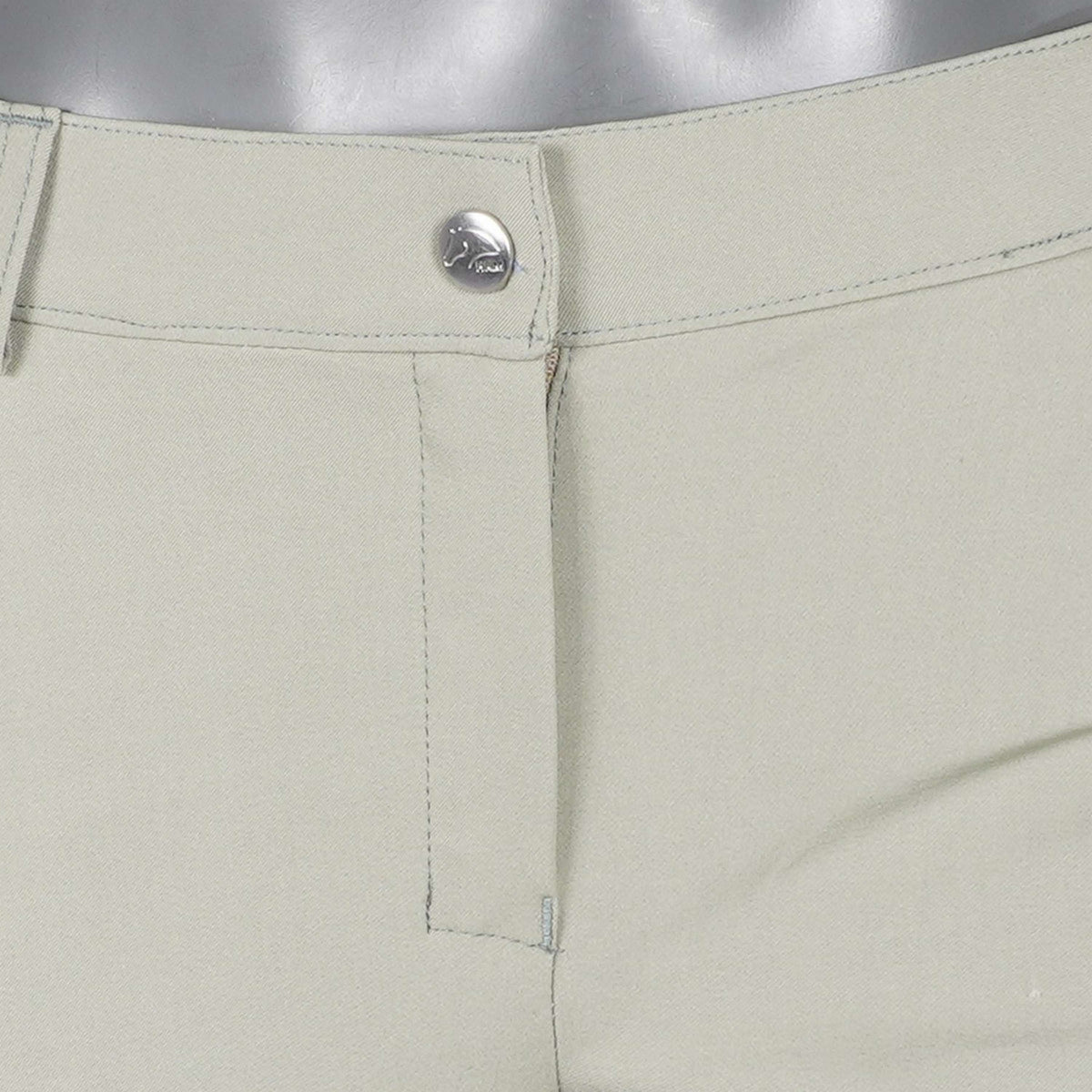 HKM Breeches Sunshine Silicon Seat Graygreen