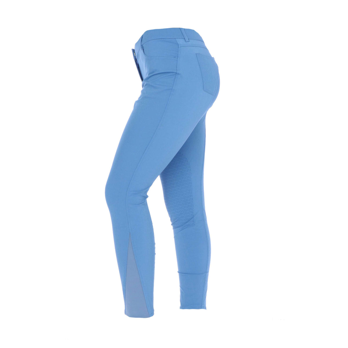 HKM Breeches Sunshine Silicon Knee Pads Jeans Blue