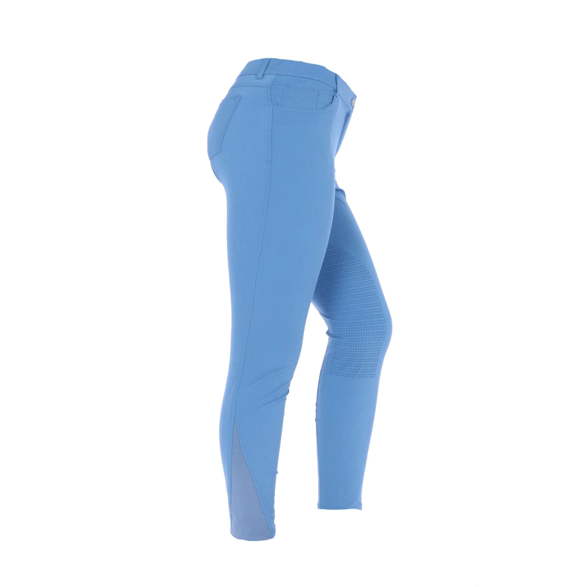 HKM Breeches Sunshine Silicon Knee Pads Jeans Blue