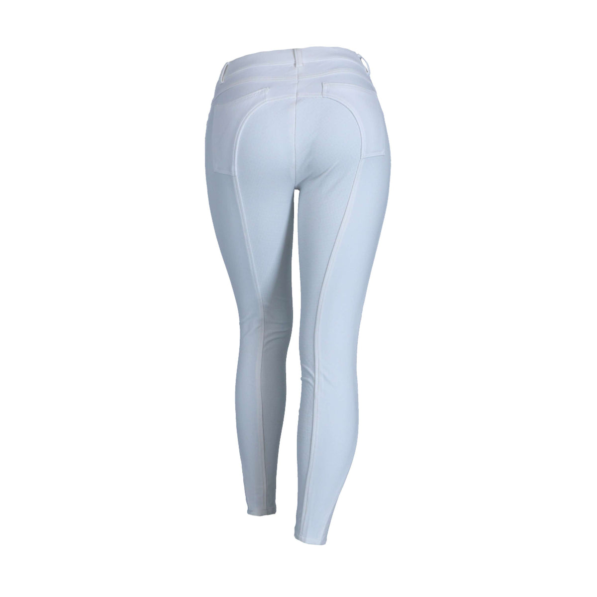 HKM Breeches Sunshine Competition Silicon Seat White