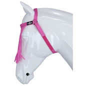 Weatherbeeta Fly Browband Saxon Hot Pink