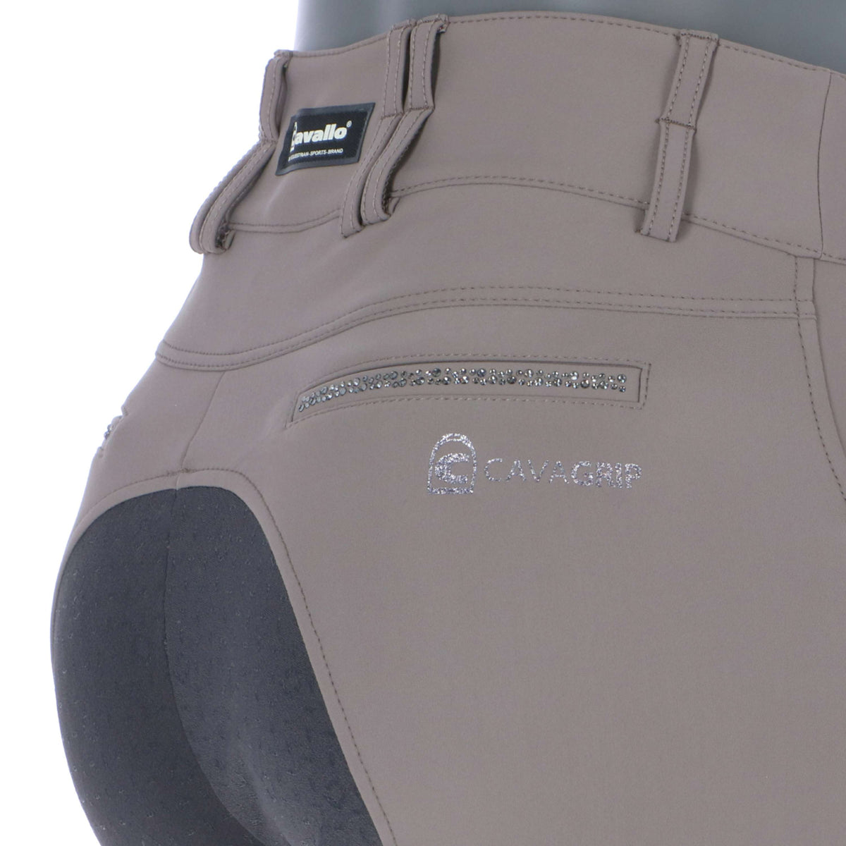 Cavallo Breeches CavalCeline X Grip Taupe/Graphite