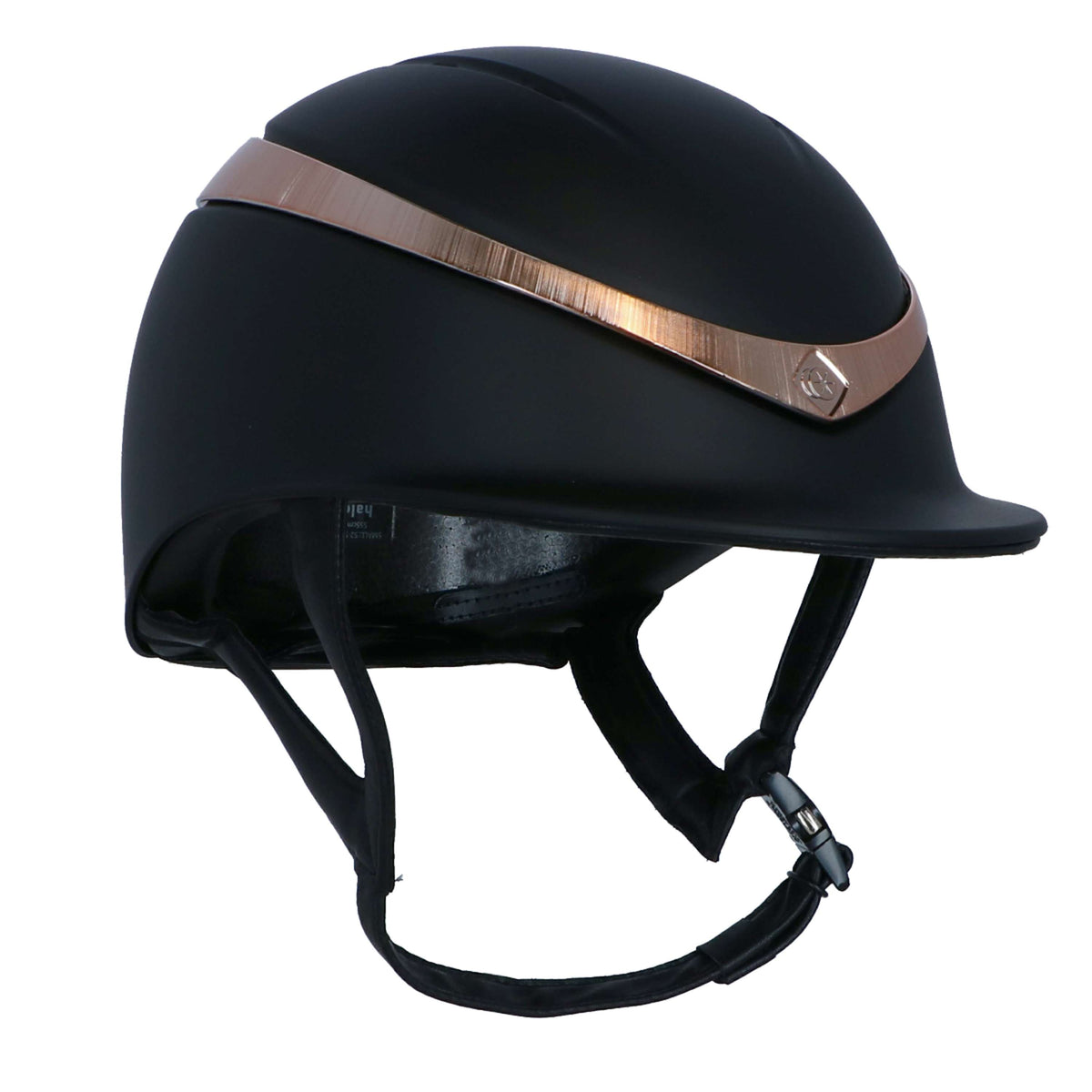 Charles Owen Cap Halo Black/Rosegold