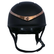 Charles Owen Cap Halo Black/Rosegold