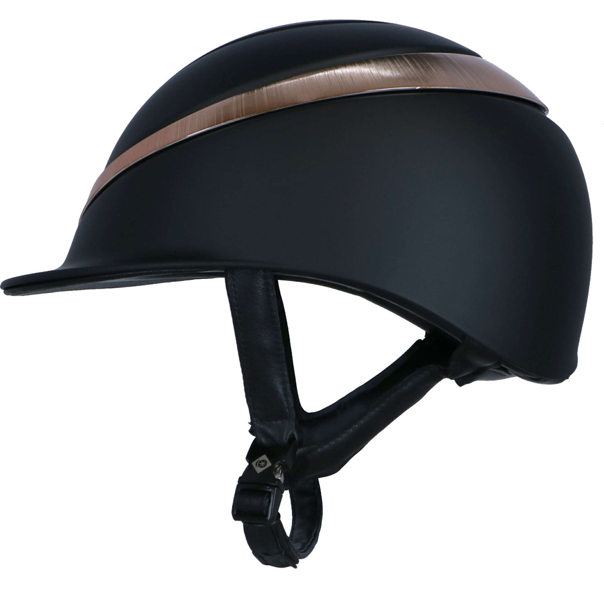 Charles Owen Cap Halo Black/Rosegold