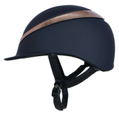 Charles Owen Cap Halo Navy/Rosegold