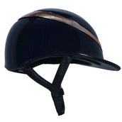 Charles Owen Cap Halo Luxe Navy/Rosegold Gloss