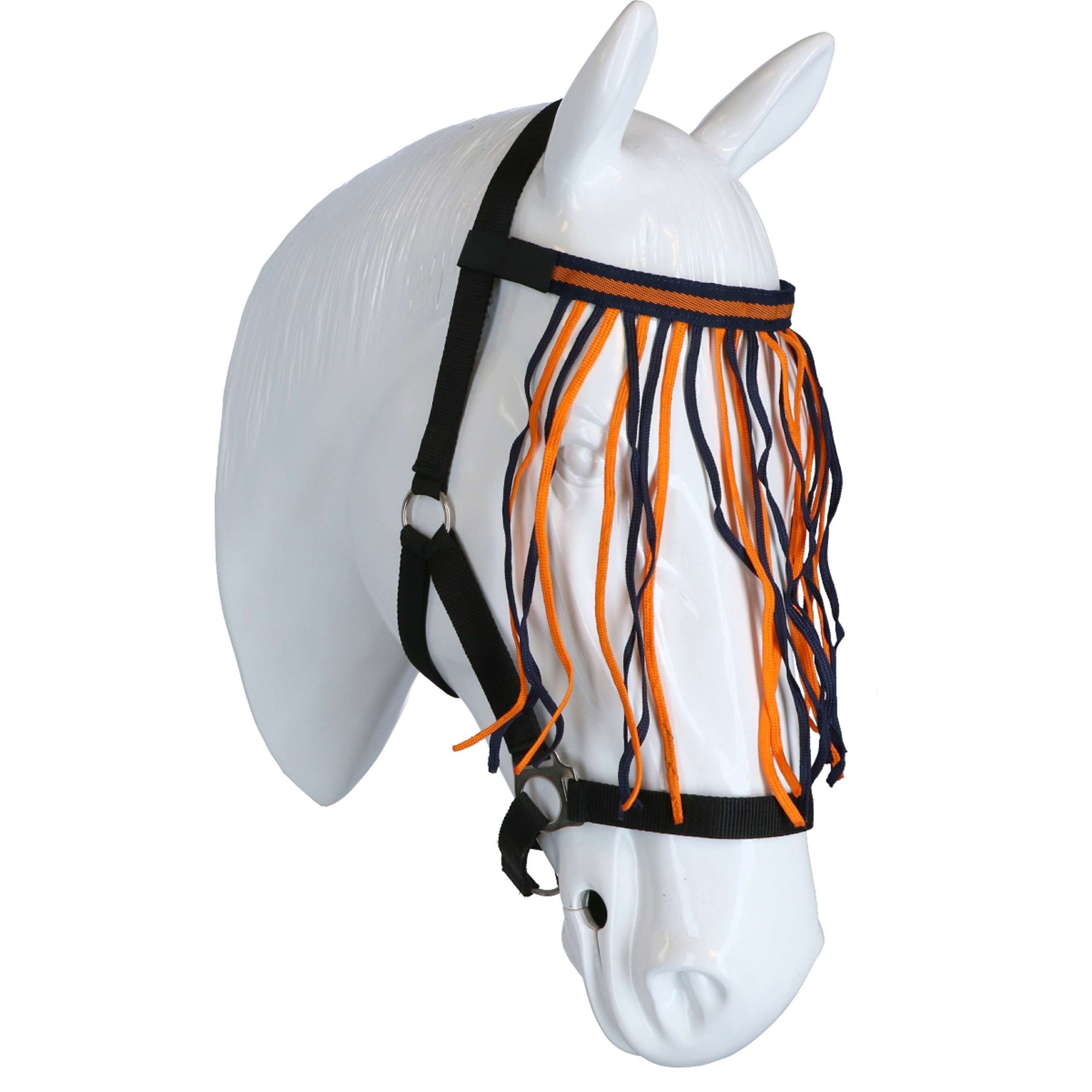 Norton Fly Browband Navy/Oranje