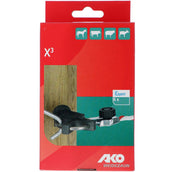 Kerbl Gate Insulator X³ Galvanized Blister 6 Pieces Black