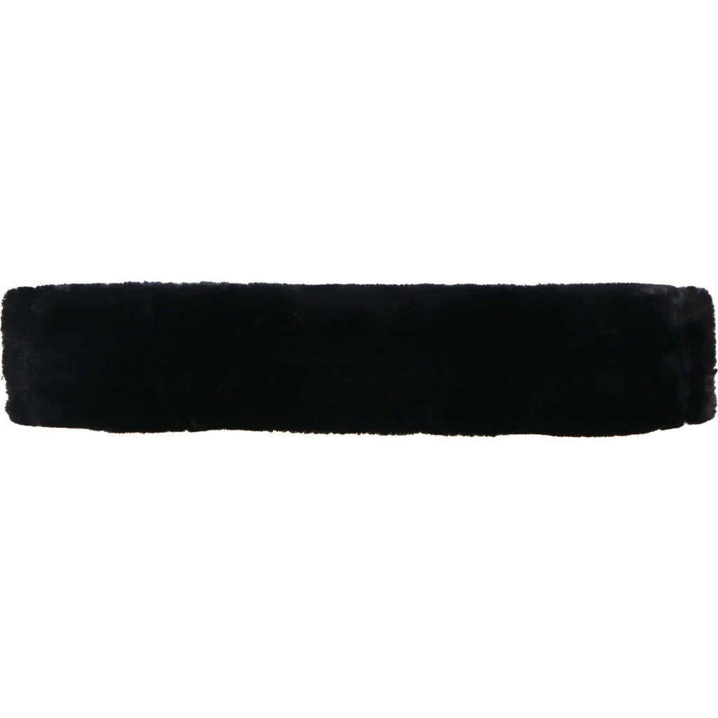 EQUITHÈME Girth Fur Cover Teddy Black