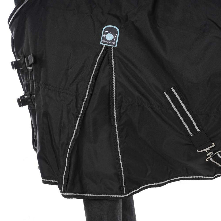 Riding World Rain Rug Oxford 300D Fleece Lining 0g Black