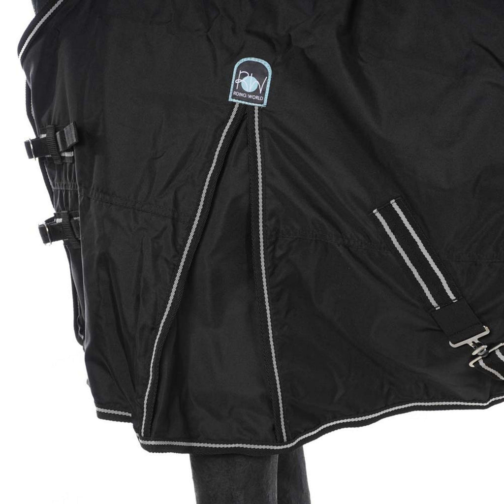 Riding World Rain Rug Oxford 300D Fleece Lining 0g Black