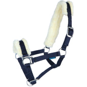 Norton Halter with Synthetic Sheepskin Navy