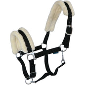 Norton Halter with Synthetic Sheepskin Black